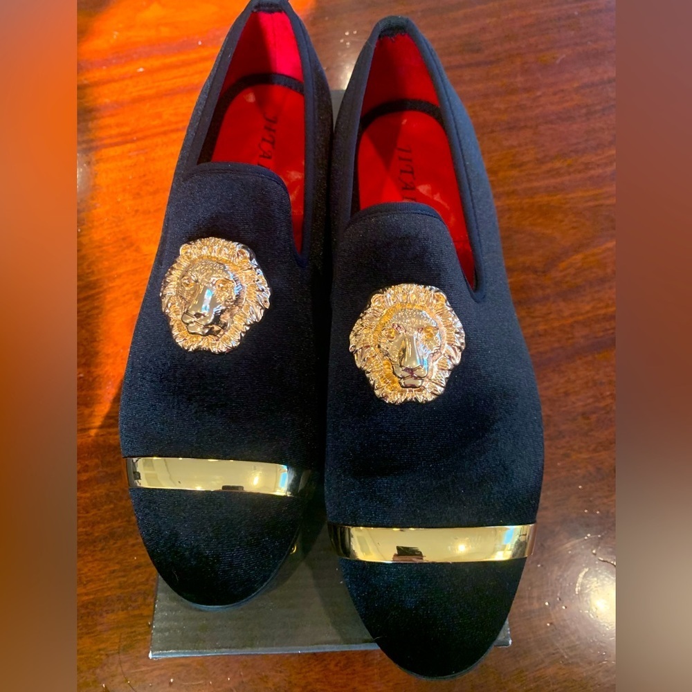 Jitai Men’s Velvet Loafers 11